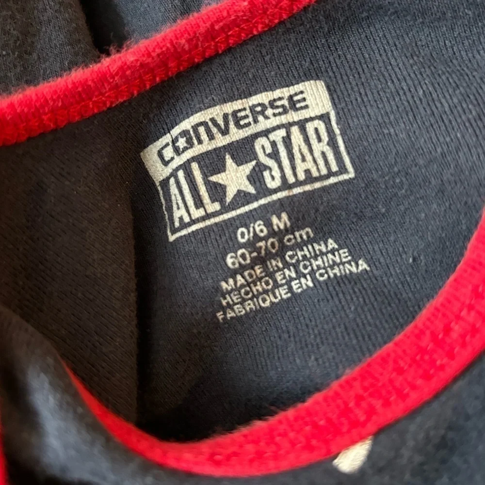 Bundle Converse Bodysuit high‎ tops print + Carter’s shorts. 0-6 months. 3-6 mo